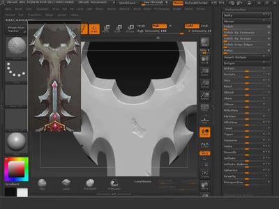 次時代武器高精度模型的制作與游戲軟件設計